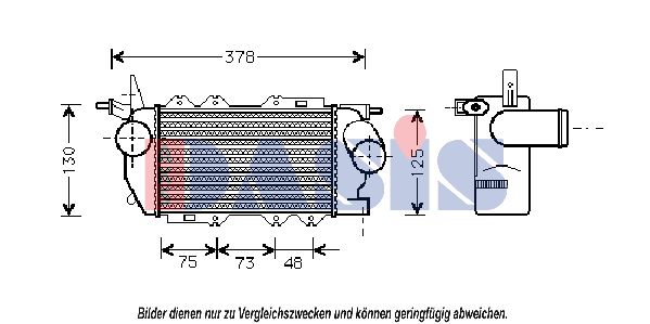 AKS DASIS Kompressoriõhu radiaator 157100N